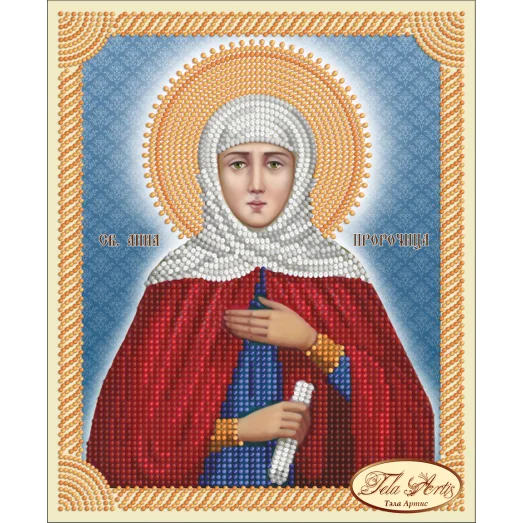 ТИМ-046(1) Святая Анна Пророчица. Схема для вышивки бисером Тела Артис