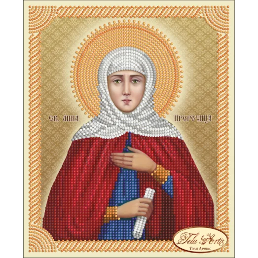 ТИМ-046 Святая Анна Пророчица. Схема для вышивки бисером Тела Артис