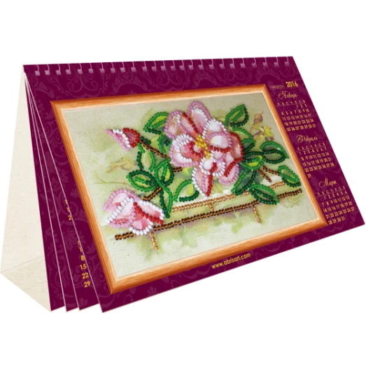 АК-003 Набор-календарь “Цветы”. Абрис Арт