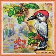 АМ-092 На дубочке. Набор для вышивки бисером Абрис Арт