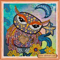 АМ-107 Задремала. Набор для вышивки бисером Абрис Арт