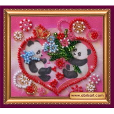 АМА-134 С Днём влюблённых-3. Набор для вышивки бисером Абрис Арт