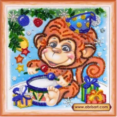 АМ-112 Барабанщица. Набор для вышивки бисером Абрис Арт