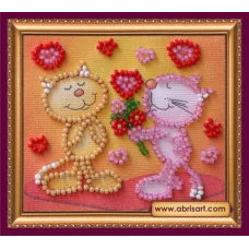 АМА-133 Люблю тебя. Набор для вышивки бисером Абрис Арт