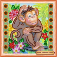 АМ-115 Среди джунглей. Набор для вышивки бисером Абрис Арт