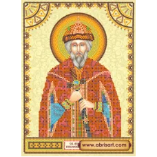 АСК-110 Святой Всеволод. Схема для вышивки бисером на холсте Абрис Арт
