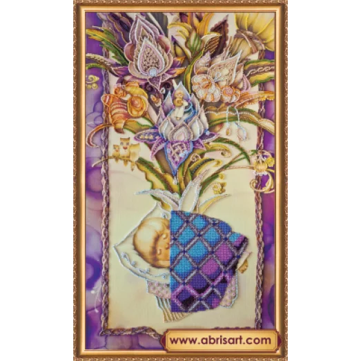 АВ-374  Колыбельная. Набор для вышивки бисером. Абрис Арт