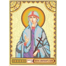 АСК-122 Святая Агафья. Схема для вышивки бисером на холсте Абрис Арт