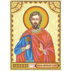 АСК-114 Святой Трофим. Схема для вышивки бисером на холсте Абрис Арт