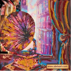 АС-251 Патефон. Схема для вышивки бисером на холсте. АбрисАрт