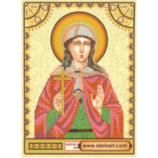 АСК-105 Святая Эмилия. Схема для вышивки бисером на холсте Абрис Арт