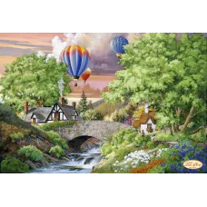 ТК-009 Воздушные путешественники. Схема для вышивки бисером Тела Артис