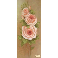 ТК-018 Персиковые лепестки. Схема для вышивки бисером Тела Артис