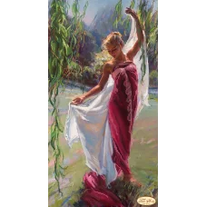 ТК-034 В ивах. Схема для вышивки бисером Тела Артис