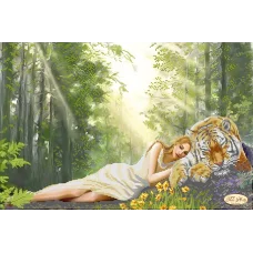 ТК-040 Полуденный сон. Схема для вышивки бисером Тела Артис