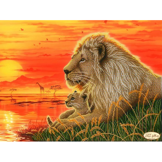 ТК-041 Бисерная заготовка. Схема для вышивки бисером Барвиста Вишиванка