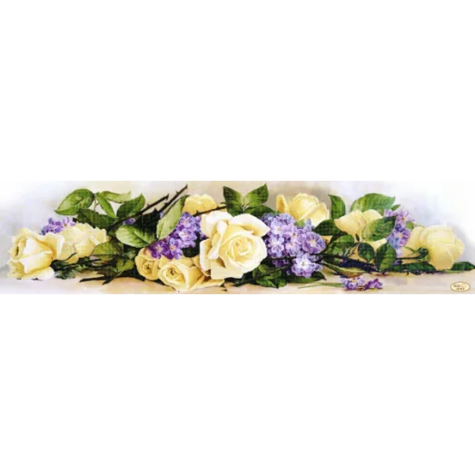 ТК-044 Прованский букет. Схема для вышивки бисером Тела Артис