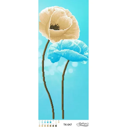 ТК-047 Бисерная заготовка. Схема для вышивки бисером Барвиста Вишиванка