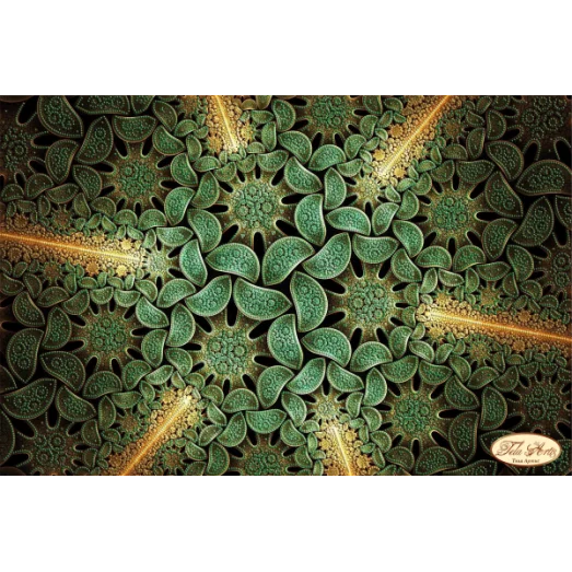 ТК-065 Фрактал Рождение звезды. Схема для вышивки бисером Тела Артис