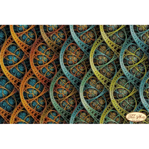 ТК-066 Фрактал Бесконечность. Схема для вышивки бисером Тела Артис