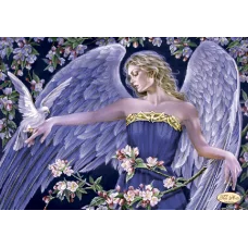 ТК-070 Ангел и голубь. Схема для вышивки бисером Тела Артис