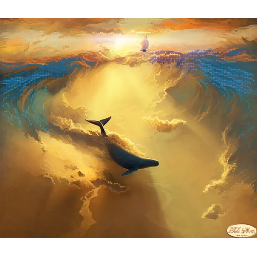 ТК-072 Прогулка в облаках. Схема для вышивки бисером Тела Артис