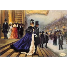 ТК-076 После театра. Схема для вышивки бисером Тела Артис