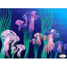 ТК-078 Медузы. Схема для вышивки бисером Тела Артис