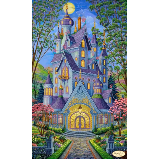 ТК-079 Волшебный замок Весна. Схема для вышивки бисером Тела Артис