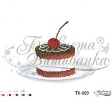 ТК-089 Нежное пирожное. Схема для вышивки бисером Барвиста Вишиванка