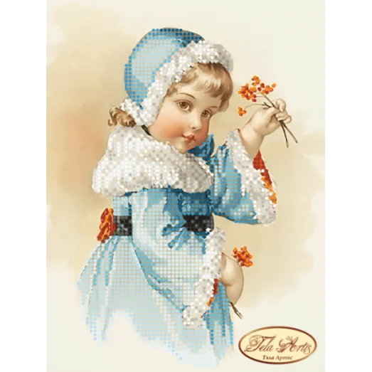 ТМ-001 Любопытная Жози. Схема для вышивки бисером Тела Артис