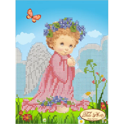 ТМ-022 Фиалка. Схема для вышивки бисером Тела Артис