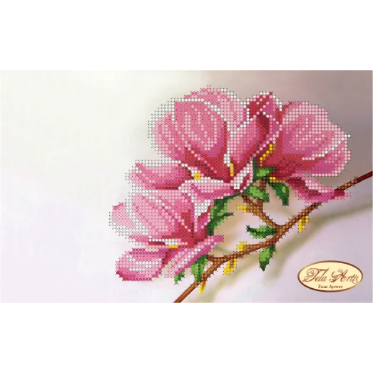 ТМ-030 Веточка. Схема для вышивки бисером Тела Артис