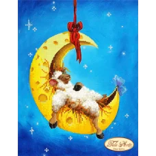 ТМ-063 Овечка на Луне. Схема для вышивки бисером Тела Артис