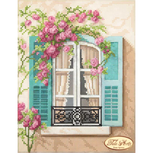 ТМ-100 Окно в Париж. Схема для вышивки бисером Тела Артис