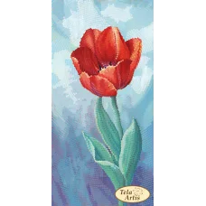 ТМ-115 Садовые зарисовки. Тюльпан. Схема для вышивки бисером Тела Артис