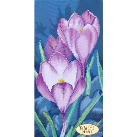ТМ-126 Крокусы. Схема для вышивки бисером Тела Артис