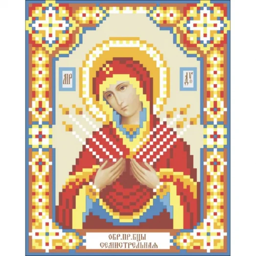 ТН-0551 БМ Семистрельная. Набор для вышивки бисером ТМ ВДВ