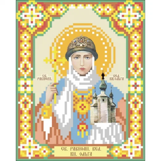 ТН-0641 Св. Равноапостольная княгиня Ольга. Набор для вышивки бисером ТМ ВДВ