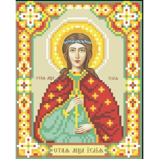 ТН-0647 Св. Великомученица Юлия. Набор для вышивки бисером ТМ ВДВ