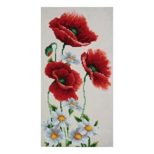 ТН-0792 Полевые цветы. Набор для вышивки бисером ТМ ВДВ