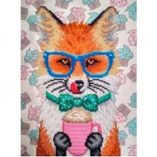 ТН-0819 Кофейный лис. Набор для вышивки бисером ТМ ВДВ