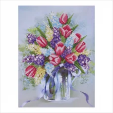 ТН-0417 Весенний букет. Набор для вышивки бисером ТМ ВДВ