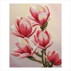 ТН-0452 Цветок Магнолии. Набор для вышивки бисером ТМ ВДВ