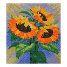 ТН-0050 Подсолнухи. Набор для вышивки бисером ТМ ВДВ