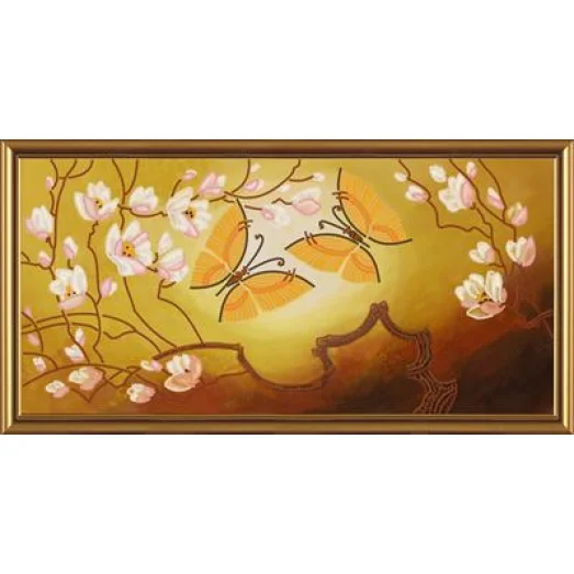 ДК3015 Порхающие бабочки. Набор для вышивки бисером Нова Слобода