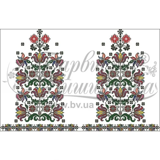 ТР-050 Свадебный рушник под каравай . Барвиста Вишиванка