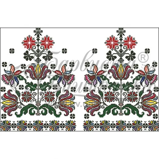 ТР-051 Рушник для свадебных икон . Барвиста Вишиванка