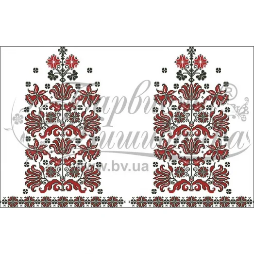 ТР-054 Свадебный рушник под каравай . Барвиста Вишиванка