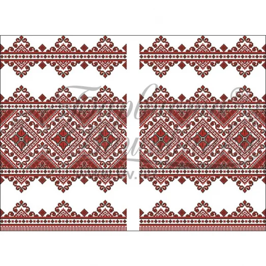 ТР-062 Свадебный рушник под каравай. Барвиста Вишиванка